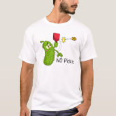 T-shirt Pickle, PAS DE PICKLE ! Drôle Pickleball surdimens (Devant)