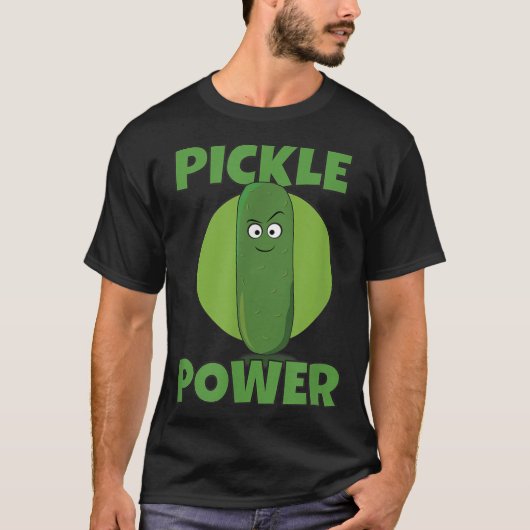 T-shirt Pickle Power I Love Pickles (Devant)