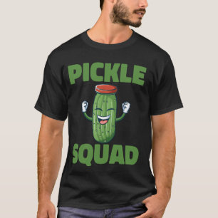 T-shirt Pickle Squad Foodie Vegan Dill Pickle Adulte Pickl