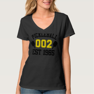 T-shirt Pickleball 002 Est 1965 Drôle Pickleball Athlétiqu