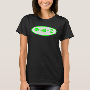 T-shirt Pickleball 0 0 2 Ball Graphisme