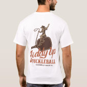 T-shirt Pickleball à fond de train (Dos)