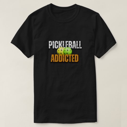 T-shirt Pickleball accro, pickleball (Design devant)