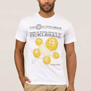 T-shirt Pickleball amusant