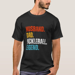 T-shirt Pickleball Amusant Mari Papa Légende