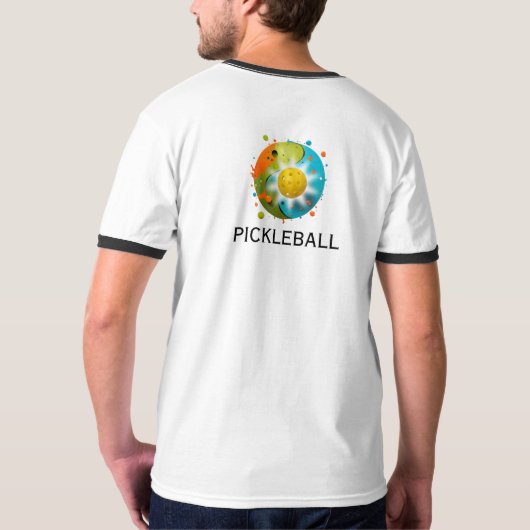 T-shirt Pickleball - ArtDeco1-Homme (Dos)