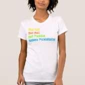 T-shirt Pickleball - Bad Net, Bad Ball, Bad Paddle, Bad A (Devant)
