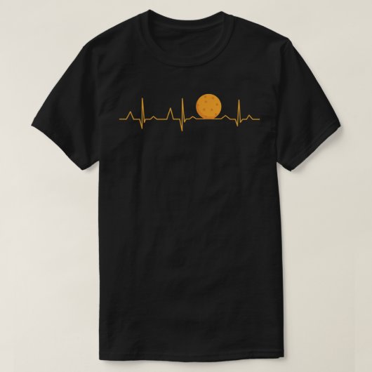 T-shirt Pickleball Ball Heartbeat Apparel, Pickelball 518 (Design devant)