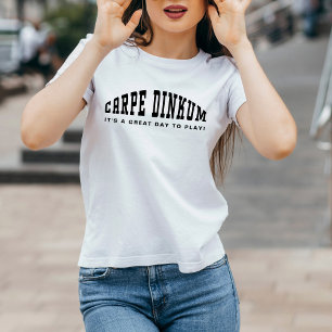 T-shirt Pickleball Carpe Dinkum Blague Drôle Moderne Simpl
