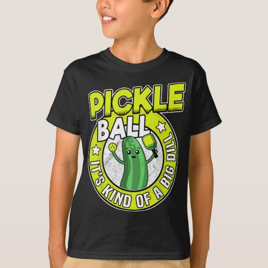 T-shirt Pickleball C'est un genre de Big Dill Retro Funny  (Devant)