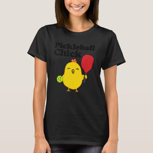 T-shirt Pickleball Chick (Devant)
