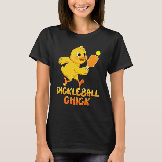 T-shirt Pickleball Chick Pickle Ball  For Player Boys (Devant)