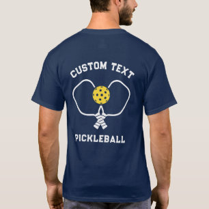 T-shirt Pickleball Club Nom personnalisé