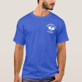 T-shirt Pickleball Club Pickleball Paddle & Ball Custom (Devant)