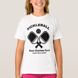 T-shirt Pickleball Club Pickleball Paddle & Ball Custom