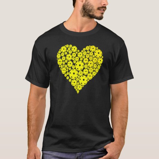 T-shirt Pickleball Coeur Pickleball Dink Vêtements Hommes (Devant)