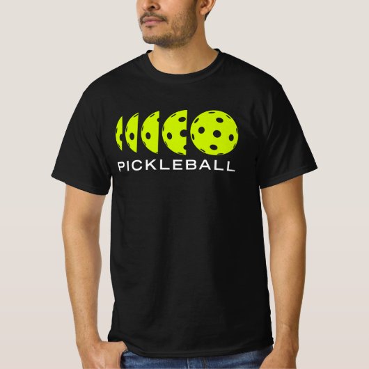 T-shirt Pickleball : Dimensions de pickleball (Devant)