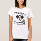 T-shirt Pickleball Est Mon Jeu Grand-mère Est Mon Nom (Devant)