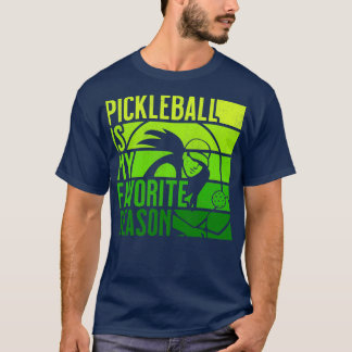 T-shirt PickleBall Est Mon Pad Vintage Rétro Saison Favori