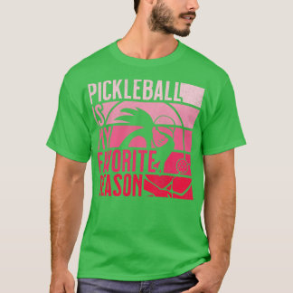 T-shirt PickleBall Est Mon Pad Vintage Rétro Saison Favori