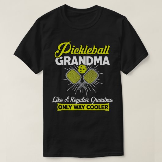 T-shirt Pickleball Grand-mère Drôle Femmes Joueuse Pickleb (Design devant)
