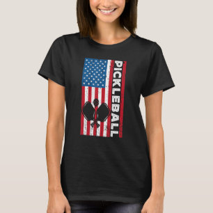 T-shirt Pickleball Joueur Paddle Hommes Paddleball USA Amé