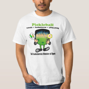 T-shirt Pickleball - le monstre des sports de Frankenstein