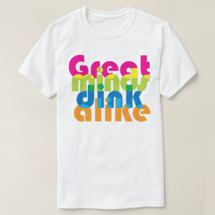 T-shirt Pickleball Les grands esprits se ressemblent / mix