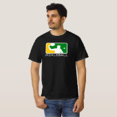 T-shirt Pickleball : Ligue majeure (verte/blanche) (Devant entier)