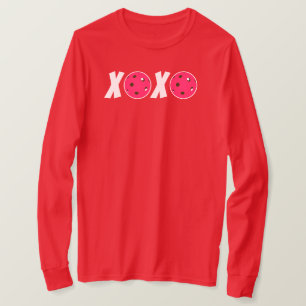 T-shirt Pickleball Love rose Valentine XOXO Pickleballs