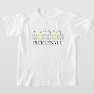T-shirt Pickleball Maman Joueur Paddle Sport