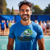 T-shirt Pickleball, ne pas se faire écraser