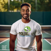 T-shirt Pickleball, ne pas se faire écraser