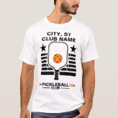 T-shirt Pickleball Nom Personnalisé Pickleball (Devant)