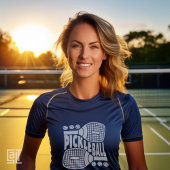 T-shirt Pickleball & Paddle Classic Design