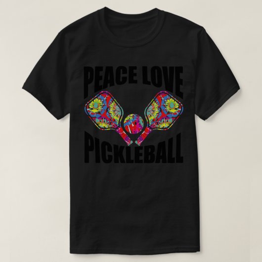 T-shirt Pickleball Paddle Design (Design devant)