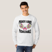 T-shirt Pickleball Paddle Design (Devant entier)
