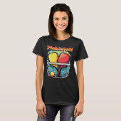 T-shirt Pickleball Paddle & Net Power Play (Devant entier)