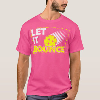 T-shirt Pickleball Paddle Pickle Joueur Ball Laisser Bounc