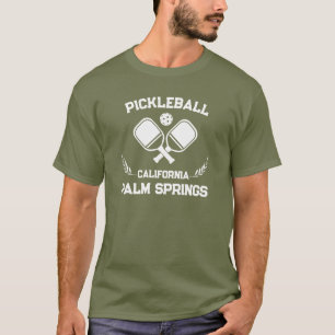 T-shirt Pickleball Palm Springs Californie US Custom