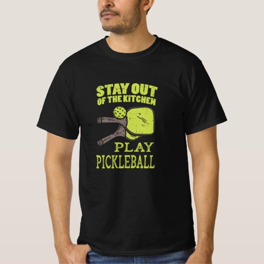 T-shirt Pickleball Pickleball Paddles (Devant)