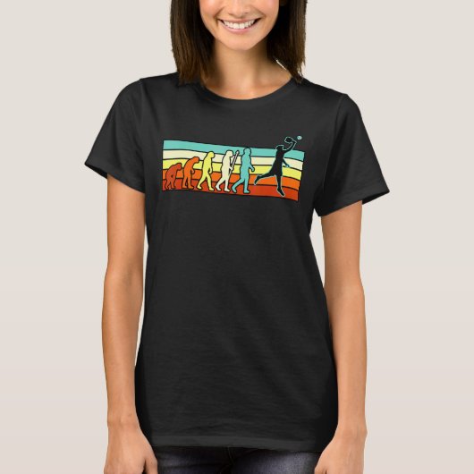 T-shirt Pickleball Player Evolution Paddle Sport Coach Gr (Devant)