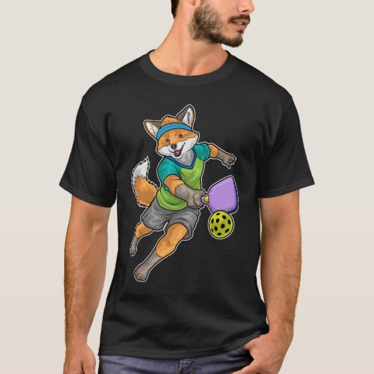 T-shirt Pickleball Renard (Devant)