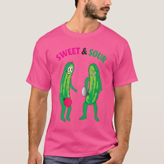 T-shirt Pickleball s Sweet And Sour (Devant)