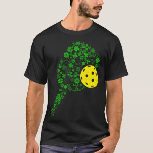 T-shirt Pickleball Shamrock Leaf St Patrick Day Pickleball