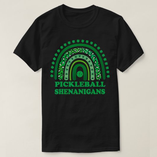 T-shirt Pickleball Shenanigans Jour de la Saint Patrick Sa (Design devant)
