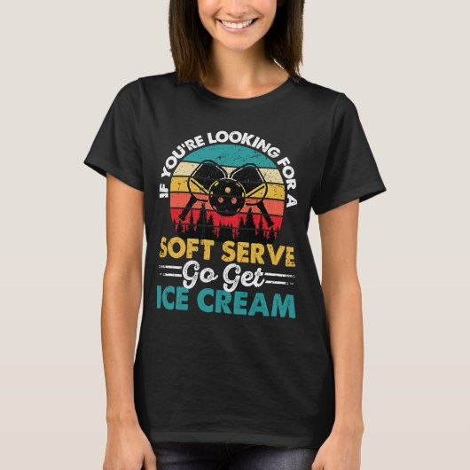 T-shirt Pickleball Si vous recherchez Soft Serve Go Get (Devant)