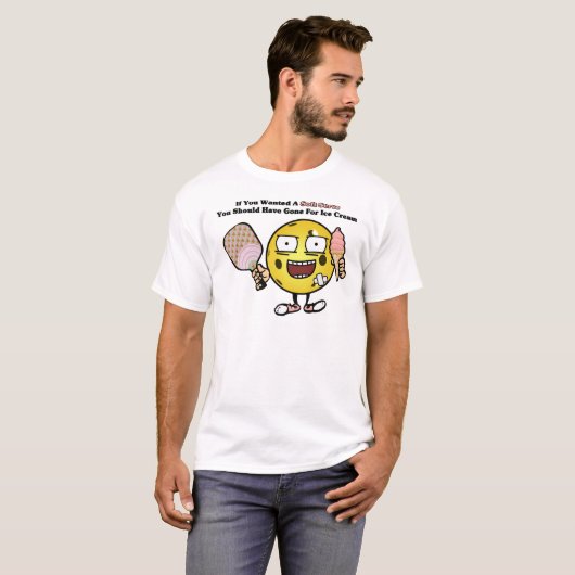 T-shirt Pickleball Si Vous Voulez Soft Serve Aller Pour Gl (Devant entier)