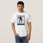 T-SHIRT PICKLEBALL SILHOUETTE CLASSIQUE (Devant entier)