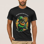 T-shirt Pickleball St. Patrick's Day Paddleball Sports (Devant)